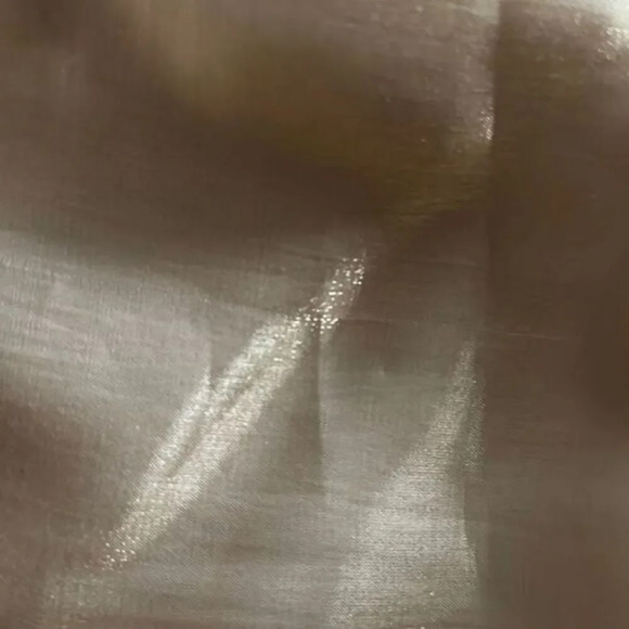 VINTAGE FIESTA Long Formal Sateen ivory Skirt Size Medium - Picture 5 of 5